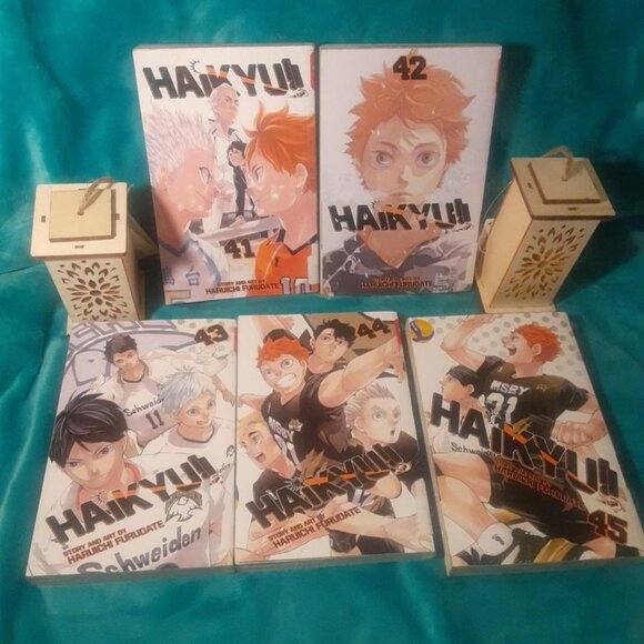 Haikyu 41,42,43,44,45 By Haruichi Furudate Viz English Manga Lot, Final Volumes! - Picture 1 of 6